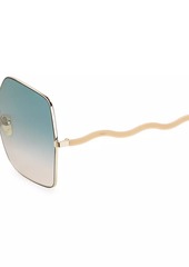 Chloé Noore 64MM Square Sunglasses