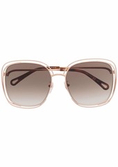 Chloé oversize frame sunglasses