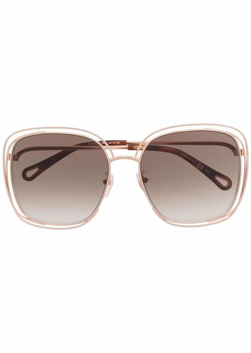 Chloé oversize frame sunglasses