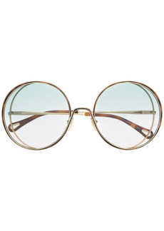 Chloé oversize round-frame sunglasses