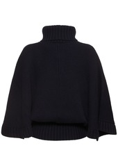 Chloé Oversize Wool Blend Turtleneck Sweater