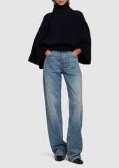 Chloé Oversize Wool Blend Turtleneck Sweater