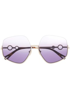 Chloé oversized-frame gradient sunglasses
