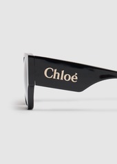 Chloé Oversized Squared Bio-acetate Sunglasses