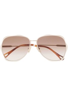 Chloé oversized tinted sunglasses