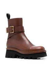 Chloé Owena ankle leather boots