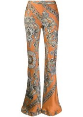 Chloé paisley print flared trousers