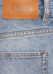 Chloé Patchwork Denim Flared Jeans