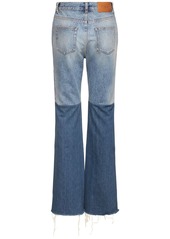 Chloé Patchwork Denim Flared Jeans