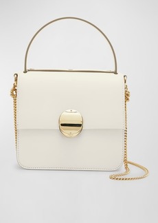 Chloé Penelope Box Mini Top-Handle Bag in Smooth Leather