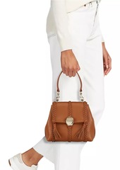 Chloé Penelope Small Braided Leather Shoulder Bag