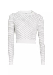 Chloé Pointelle Crewneck Sweater