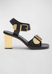 Chloé Rebecca Leather Buckle Sandals 
