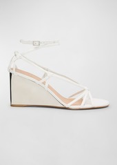 Chloé Rebecca Leather Strappy Wedge Sandals