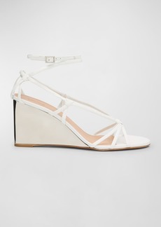 Chloé Rebecca Leather Strappy Wedge Sandals