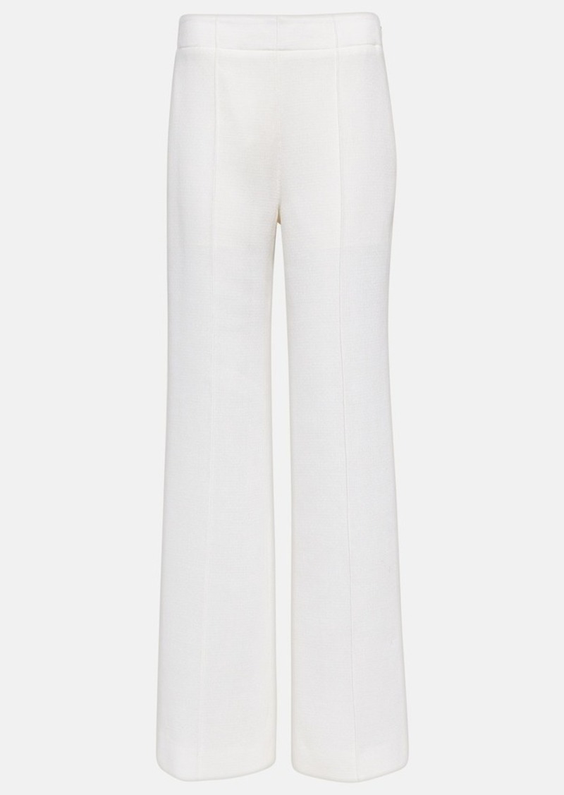 Chloé Ribbed-knit wool pants