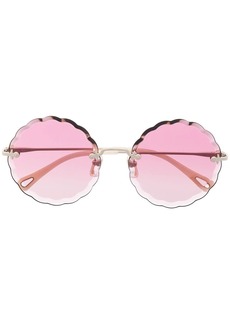 Chloé Rosie round frame metal sunglasses