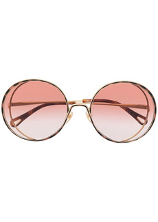 Chloé Tayla round oversized sunglasses