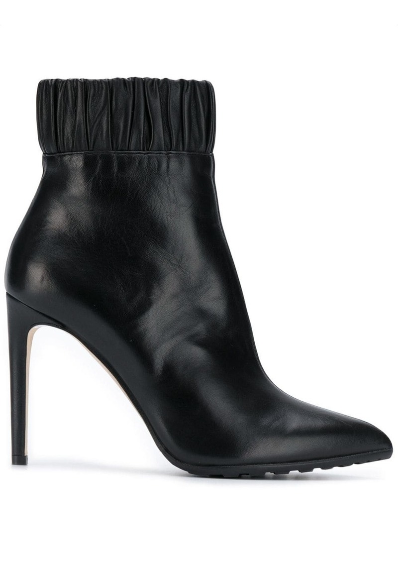 ruched ankle boot