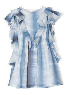 Chloé ruffle long-sleeve dress