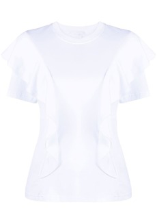 Chloé ruffled cotton T-shirt