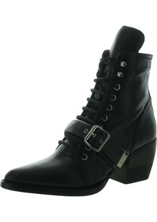 Chloé Rylee Womens Leather Lace Up Ankle Boots