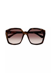 Chloé Salomé 57MM Squared Sunglasses