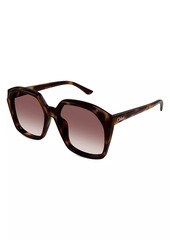 Chloé Salomé 57MM Squared Sunglasses