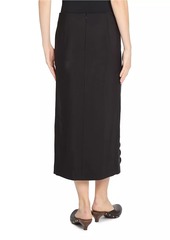 Chloé Scalloped Midi-Skirt