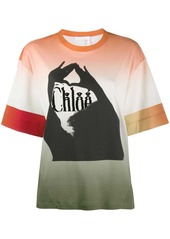 Chloé gradient shadow print T-shirt