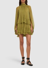 Chloé Silk Mousseline Mini Dress