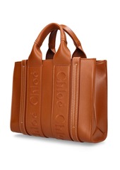 Chloé Small Woody Leather Tote Bag