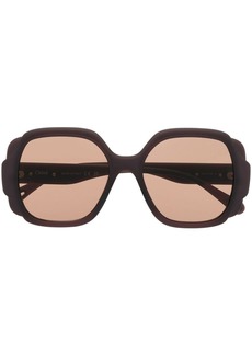 Chloé square-frame tinted sunglasses