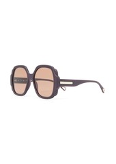 Chloé square-frame tinted sunglasses
