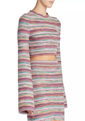 Chloé Striped Cropped Sweater