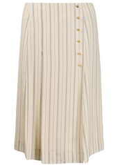 Chloé striped straight skirt