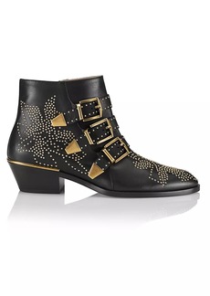 Chloé Susanna Studded Leather Ankle Boots