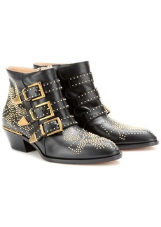 Chloé Susanna studded leather ankle boots
