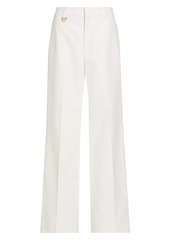 Chloé Wide-Leg Cotton Pants