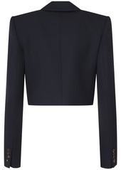 Chloé Tailored Wool Cropped Blazer