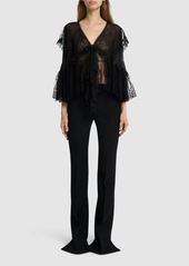 Chloé Tailored Wool Flared Pants