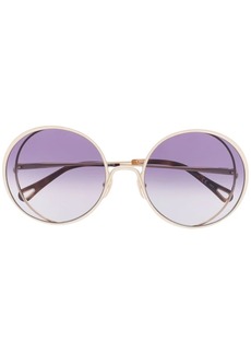 Chloé Tayla round oversized sunglasses