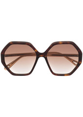 Chloé Esther hexagonal-frame sunglasses