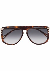 Chloé tortoiseshell effect sunglasses