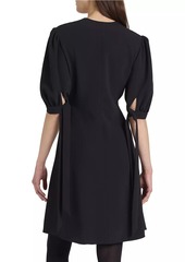 Chloé V-Neck Button-Front Minidress