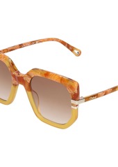 Chloé West Butterfly Bio-acetate Sunglasses
