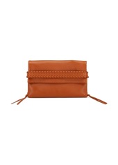 Chloé whipstitch-trim clutch bag