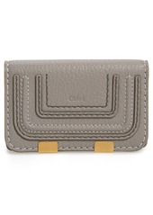 Chloé Women's Chloe Marci Leather Flap Card Holder - Grey