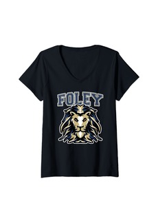 Chloé Womens Foley Lions Team Spirit V-Neck T-Shirt