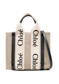 Chloé Woody logo-print tote bag